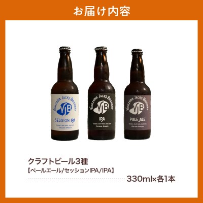 クラフトビール 3種 飲み比べ セット 330ml×3本 地ビール お酒