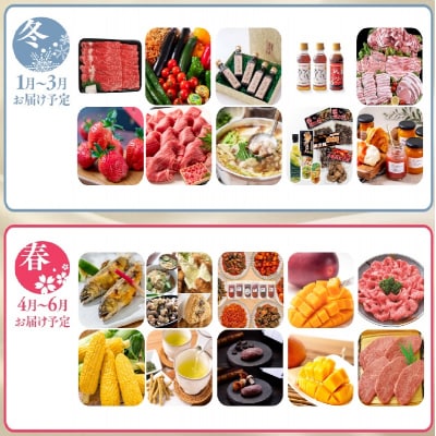 【季節の定期便】西都まるごと堪能セット(令和9年12ヶ月定期便プレミアムコース )[3323]