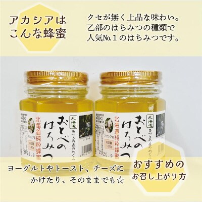 <おとべのはちみつ アカシア130g×2本>