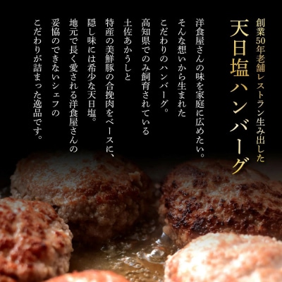 食べ比べ!田野屋青蜂・白鯆の完全天日塩 完全天日塩仕込みハンバーグ3種セット各1個