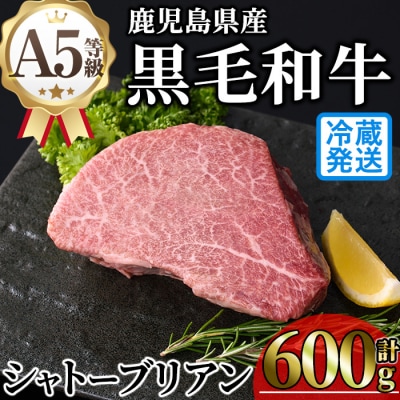 鹿児島県産A5黒毛和牛”極厚”シャトーブリアン600g