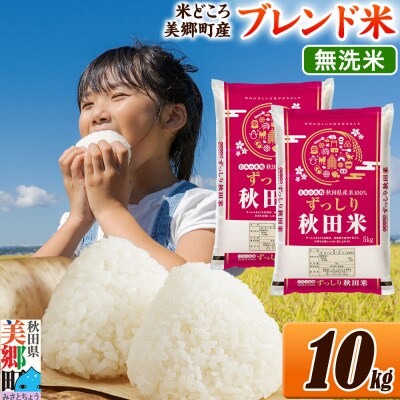 米 ブレンド米【無洗米】精米 10kg(5kg×2袋)|01_ssn-011001m
