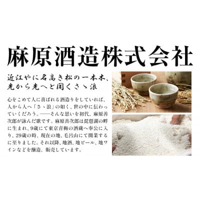 麻原酒造　クラフトビール飲み比べ　330ml×6本セット