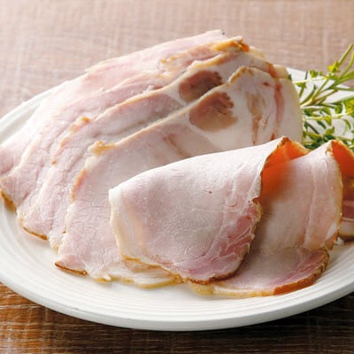 【毎月定期便】子供に食べさせたい無添加ベーコン&ハム&パンチェッタ吊焼きB全3回