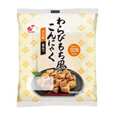 わらびもち風こんにゃく　きな粉&黒みつ付　20食入