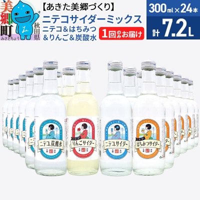ニテコサイダーミックス 300ml×24本セット 4種|01_amd-103101