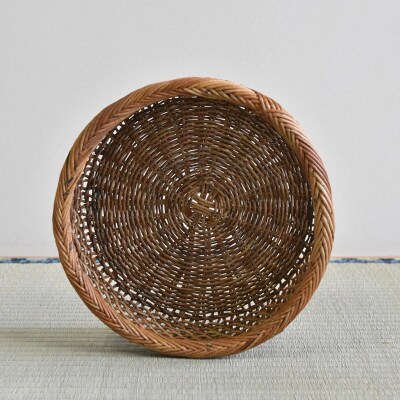 伝統工芸あけびづる細工 小物入れ(小) 手作り 秋田 美郷町 かご|01_mac-081401