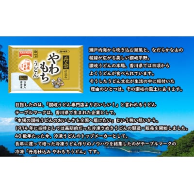 【テーブルマーク】冷凍 丹念仕込みやわらかもちうどん3食入り5袋(15食分)【A-80】