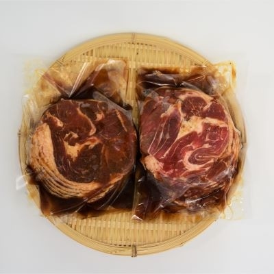 かじたの特製 味付けラムジンギスカン(420gx2P)[11-820]