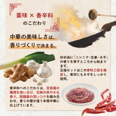 中華5点セット(5種×1袋 計5袋)