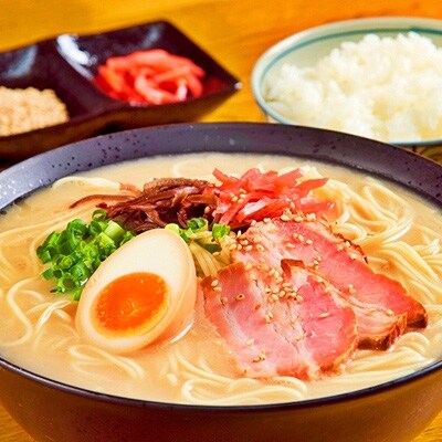 博多風とんこつ味 & ピリ辛豚骨スープ　かすり化粧箱入(各8人前)×2箱【202609】