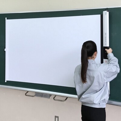 ローラー巻取型(横引き)マグネット式スクリーン73型　AG34　
