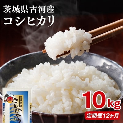 【定期便 12か月】【新米】令和8年産 古河市産コシヒカリ 10kg(5kg×2袋) _DP45