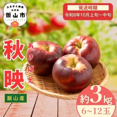 【先行予約丨2026年10月上旬より順次発送】秋映【約3kg (6～12玉)】