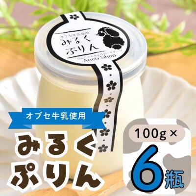 【冷蔵発送】みるくぷりん 6個セット
