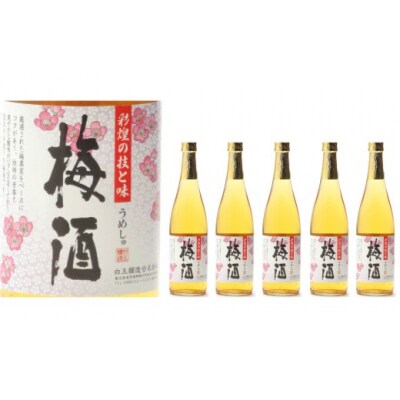 【魔王の蔵元】白玉醸造の「プレミアム梅酒」5本セット 3030-2
