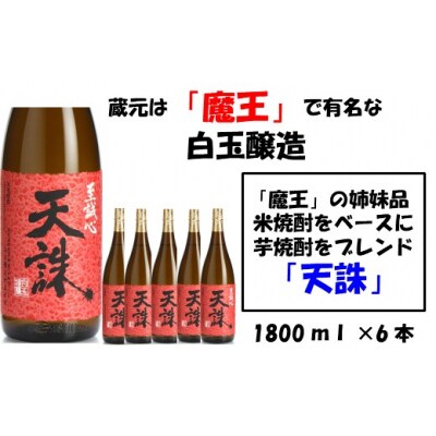 【魔王の姉妹品】白玉醸造の「天誅」6本セット 4021-2