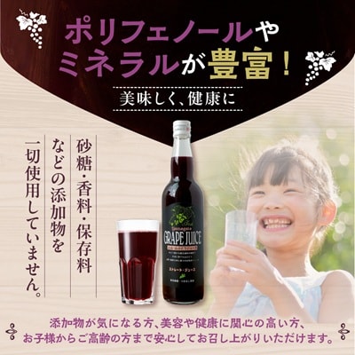 美味しい上山・山ぶどうジュース(原液)550ml×6本　0140-2611