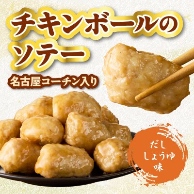名古屋コーチン入りチキンボール　だししょうゆ味 4パックセット[001T15]