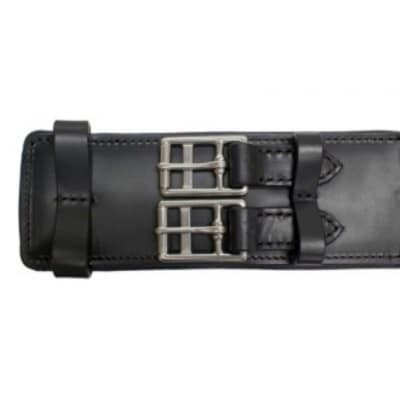 SOMES　Reiz　ドレッサージュ革腹帯(70cm)(ブラック) [12260011]