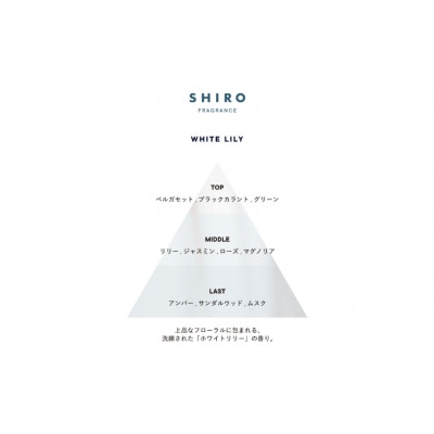 SHIRO　ホワイトリリー フレグランスディフューザー キット [01656]