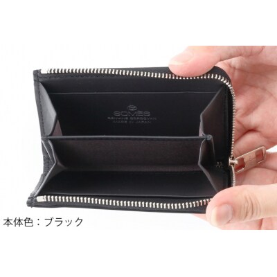 SOMES 財布 ディアマン 革 レザー ブラック DM-04 [12260604-bk]