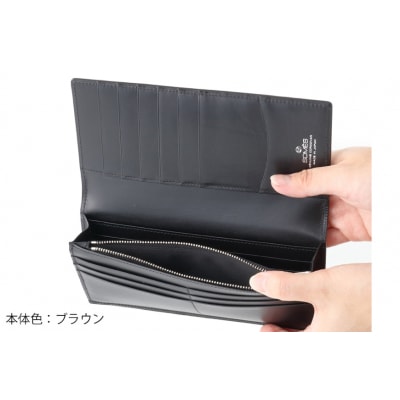 SOMES 財布 ディアマン ブラウン DM-02 長財布 本革 [12260606-br]