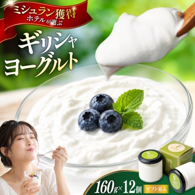 ギフト 用 ヨーグルト ギリシャヨーグルト グリークヨーグルト 160g 12個 12261087
