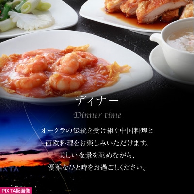 オークラレストランスカイキャロット お食事クーポン券(ふるさとチケット)3,000円分 