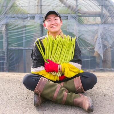 アスパラ王子が育てた自慢のアスパラ「Lサイズ」1kg【御用意出来次第発送】【H-54】