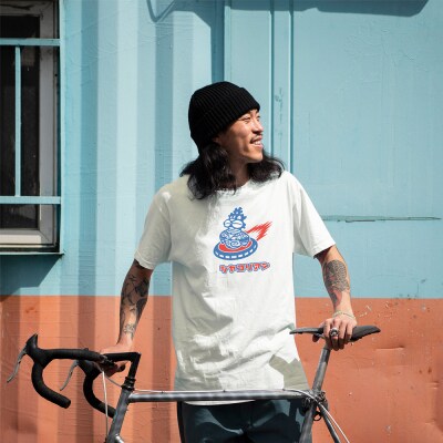 遮光器土偶(シャコリアン)Tシャツ L [0882]