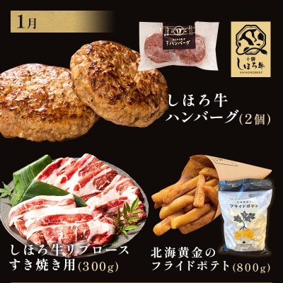 <全5回> 道の駅定期便 ピア21しほろ スタッフ特選セット 【L905】