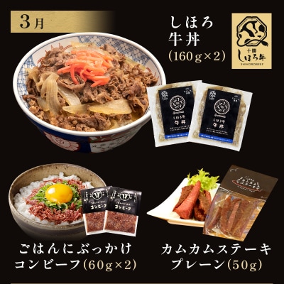 <全5回> 道の駅定期便 ピア21しほろ スタッフ特選セット 【L905】
