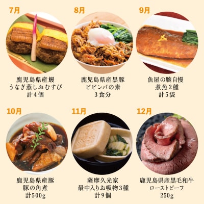 お肉とお魚の贅沢おかず定期便(全12回)