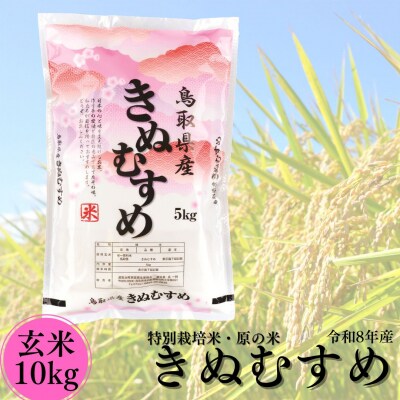 特別栽培米『原の米・きぬむすめ』◇玄米10kg◇令和8年産(50MZ.)