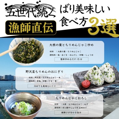 瀬戸内香川県産 ちりめん 100g×4個 化粧箱入り【A-134】
