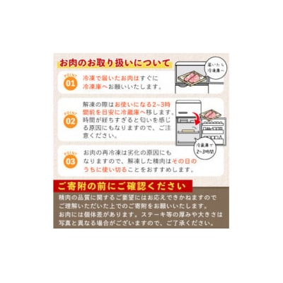鹿児島県産黒毛和牛厚切りリブロースステーキ 合計800g