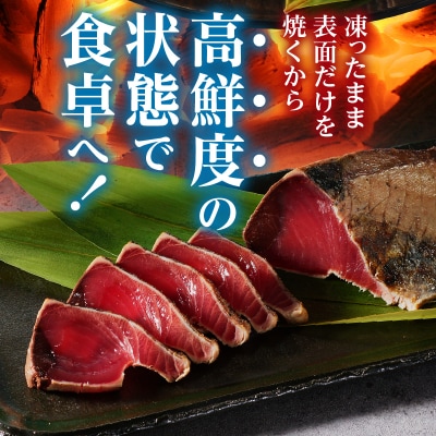 訳あり　焼津式かつおのたたき炭火焼き 3kg以上(約6～9本)(a16-201)