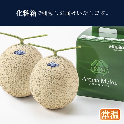 メロン 温室 アローマ 果物 ハウス 白等級 2玉 GABA(a32-026)