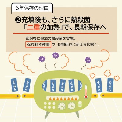 災害 備蓄 6年保存 羊羹 6袋90個 防災 保存食 非常食 菓子 焼津(a20-486)
