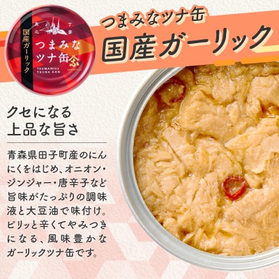 サスナ　ガーリックツナ缶　24缶　国産にんにく使用(a15-688)
