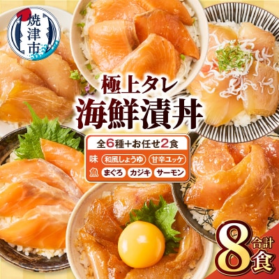 ご飯にのせて食べる 漬丼の具 6種 計8パック セット(a10-1307)