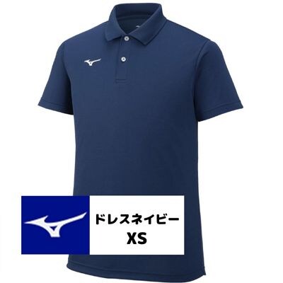 ミズノ・ポロシャツ　ドレスネイビー_XS　A0-282-02