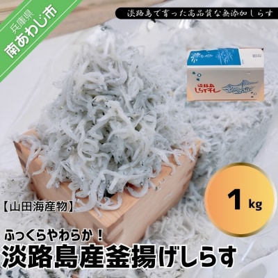 淡路島のふっくらやわらかい「釜揚げしらす干し」 1㎏入り