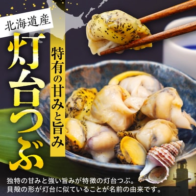 浜茹でつぶ貝1kg 【er001-133】