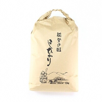 2020年4月発送開始『定期便』石川県七尾産 コシヒカリ「能登の国」10kg全3回