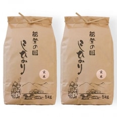 2020年2月発送開始『定期便』石川県七尾産コシヒカリ 「能登の国」玄米10kg(5kg×2)全3回