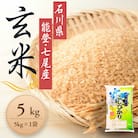 石川県能登産こしひかり 玄米5kg(5kg×1袋)