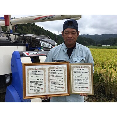 2023年1月発送開始『定期便』能登産コシヒカリ 能登夢米6kg(玄米3kg×2袋)全5回