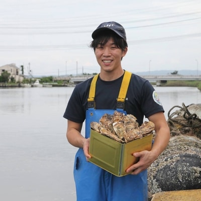 山口水産の能登かき　殻付き半缶